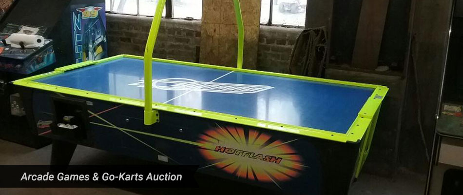Arcade Games and Go-Karts Auction